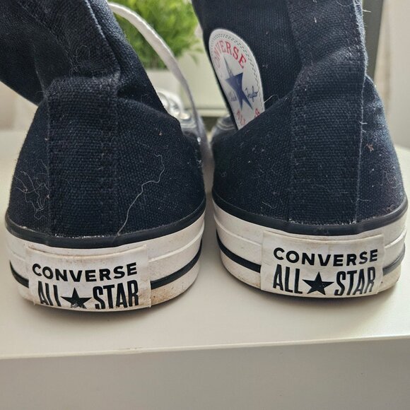 Classic Black Chuck Taylor Converse High Top Sneakers - Picture 2 of 5